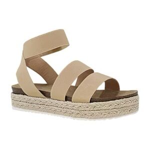 Women's Tan Espadrille Sandals